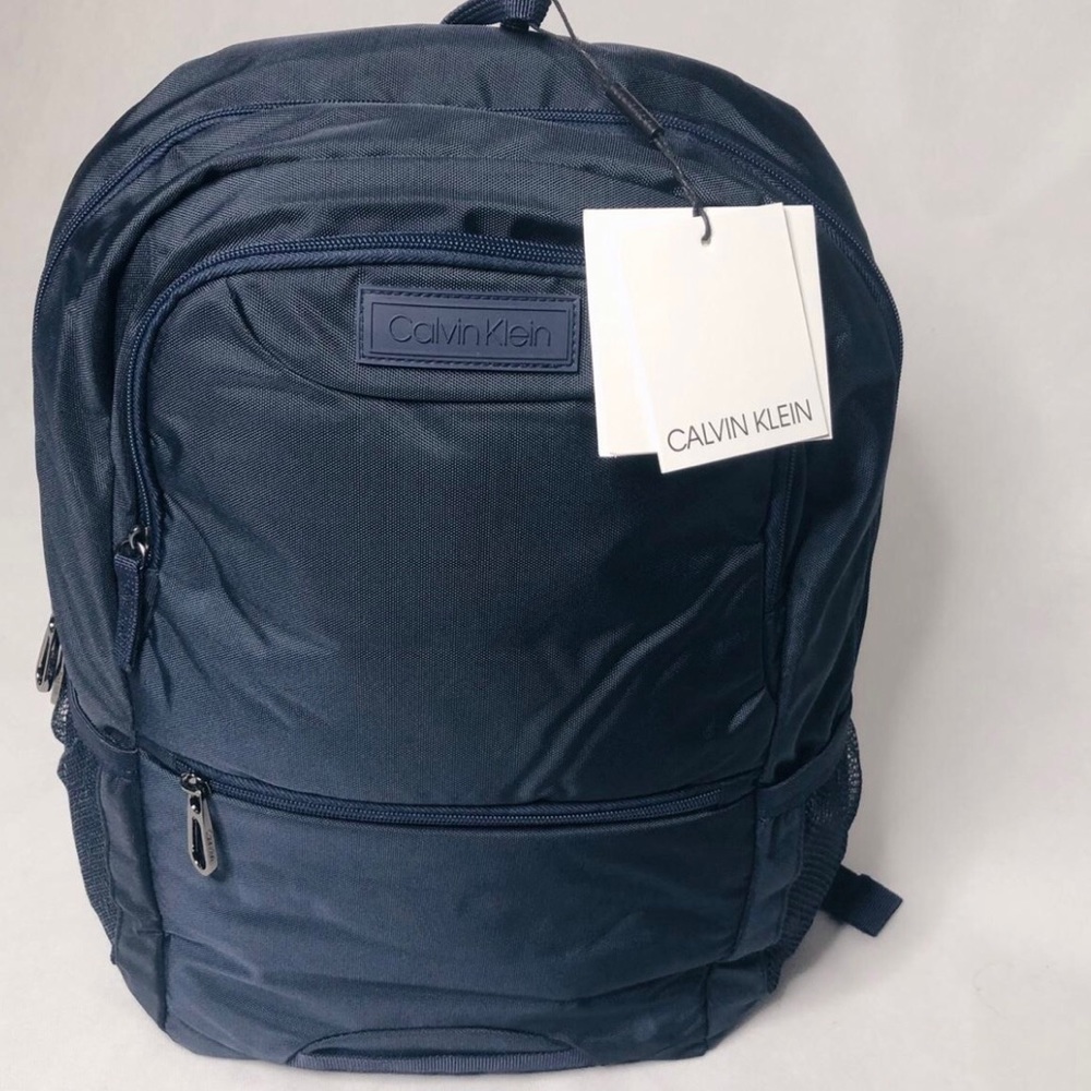 Calvin Klein navy blue backpack